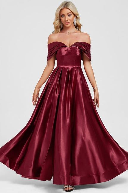 Robe Bordeaux Dos Nu