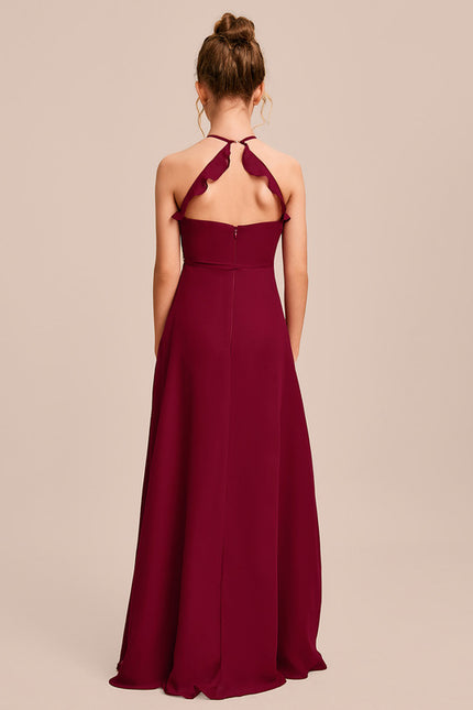 Robe Demoiselle D'Honneur Fluide Froncée - gallery 5
