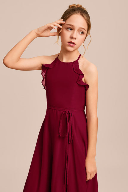 Robe Demoiselle D'Honneur Fluide Froncée - gallery 2
