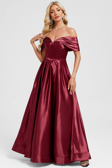 Robe Bordeaux Dos Nu - gallery 2